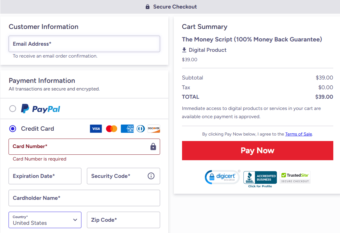 The-Money-Script-Program-Checkout-Page